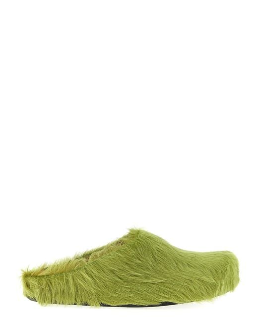 Marni Green 'Fussbett' Sabots for men