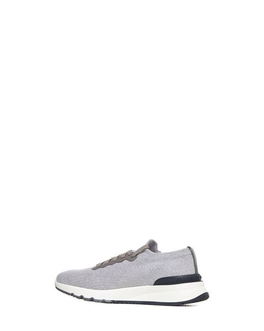 Brunello Cucinelli White Sneakers for men
