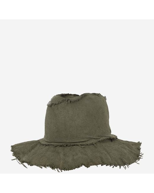 Reinhard Plank Green Straw Hat