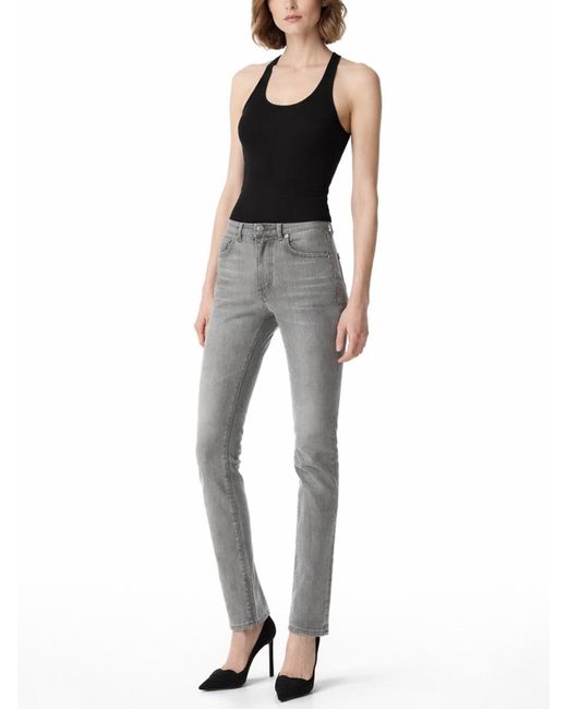 Tom Ford Black Slim Fit Logo Top Silk Tops