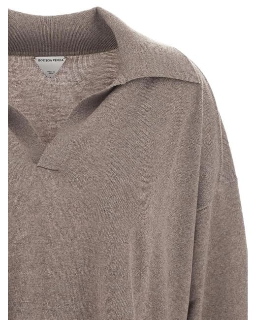Bottega Veneta Gray Wool Sweater
