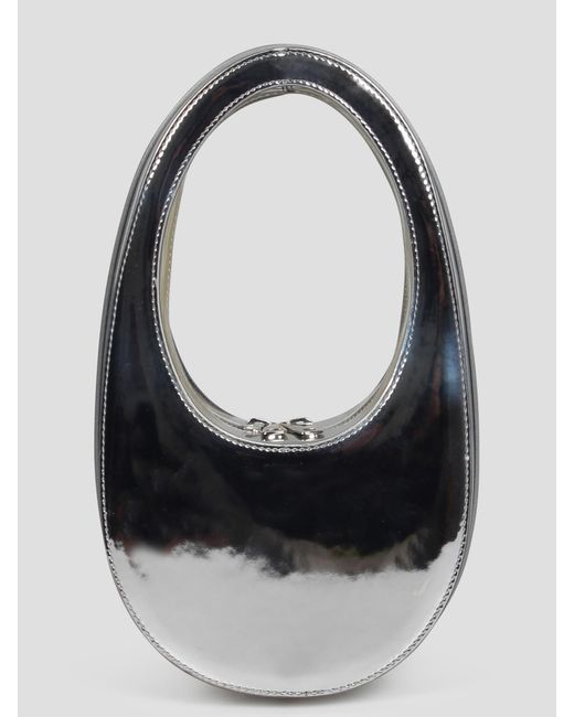 Coperni Black Mirrored Mini Swipe Bag
