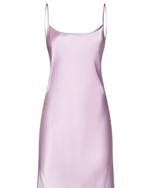 Victoria Beckham Purple Low Back Cami Floor-Length Dress Long Dress