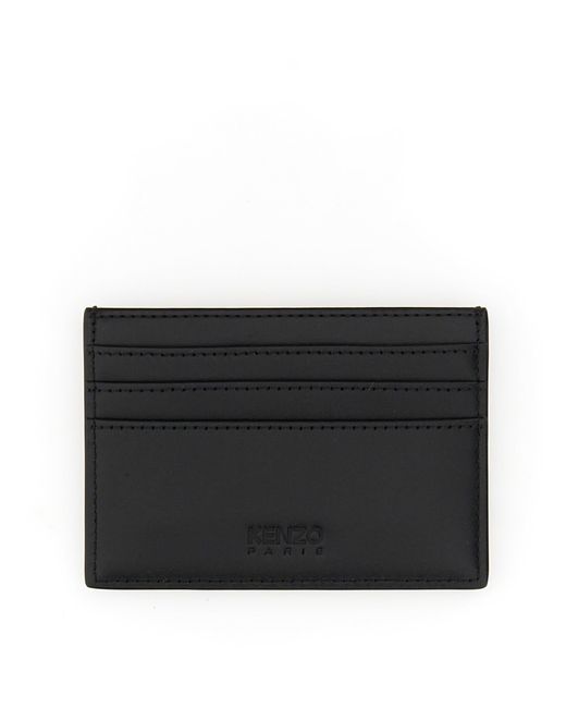 KENZO Red Leather Wallet for men