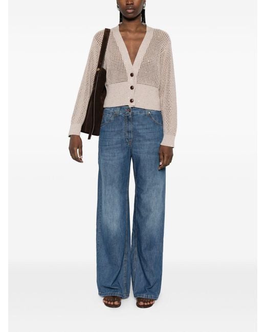 Brunello Cucinelli Blue Denim Cotton Jeans