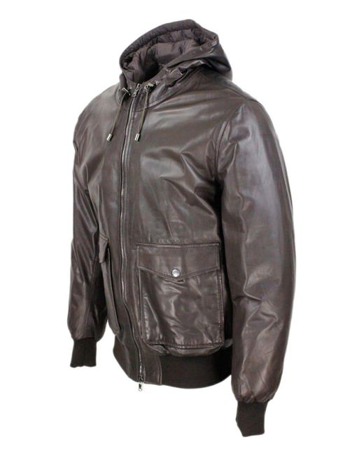 Barba Napoli Soft Leather Jacket With 
