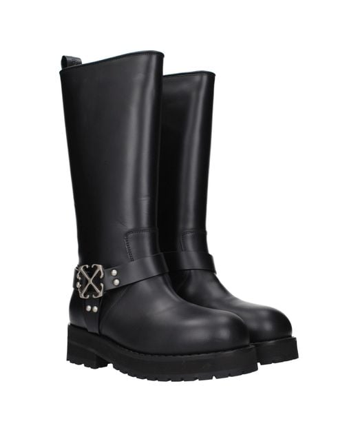 Off-White c/o Virgil Abloh Black High Boots