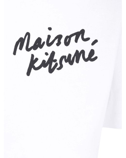 Maison Kitsuné White T-shirt Maison Kitsun? for men