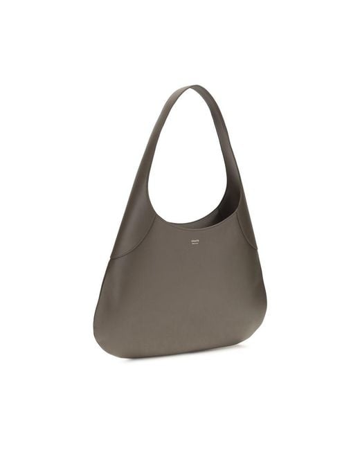 Khaite Gray Calf Leather Bos Taurus Handbag