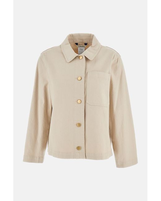 Max Mara Natural Cotton Denim Jacket