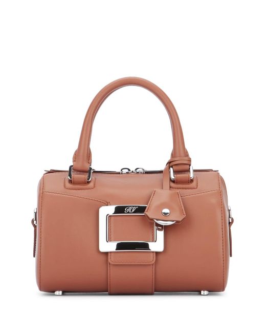 Roger Vivier Pink Belle Vivier Bowling Mini
