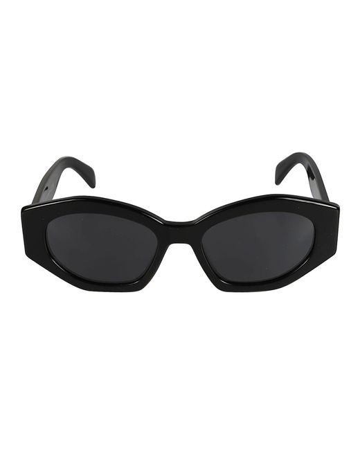 Céline Black Metal Plaque Applique Sunglasses