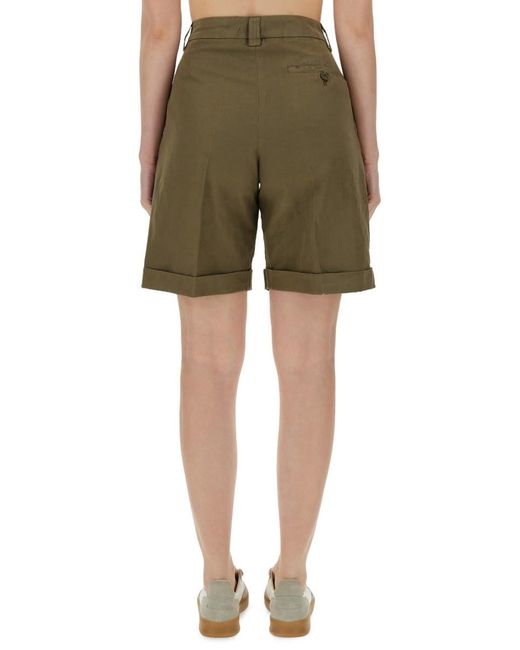 Aspesi Green Cotton Shorts