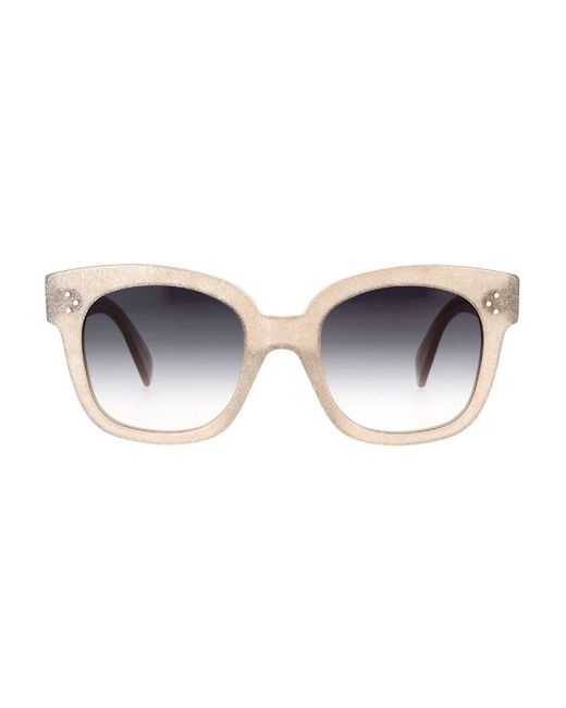 Céline Blue Square Frame Sunglasses