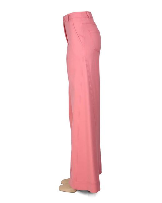 Boutique Moschino Pink Chic Flare Pants