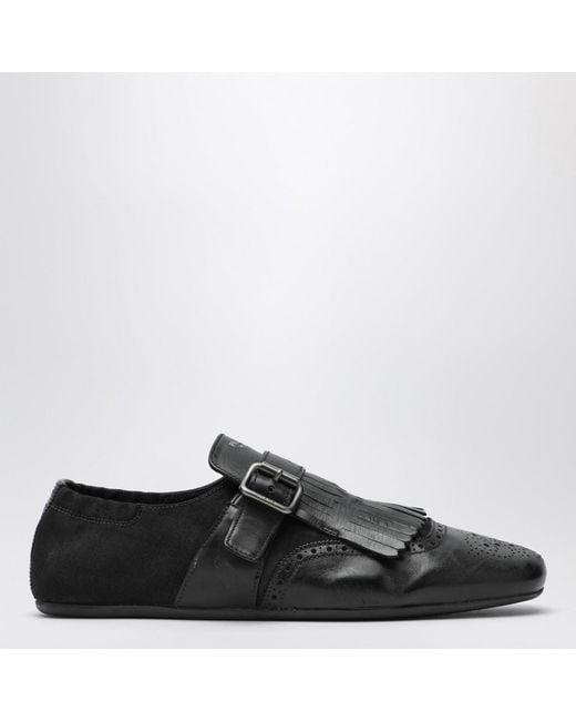 Prada Black Laced Shoes for men