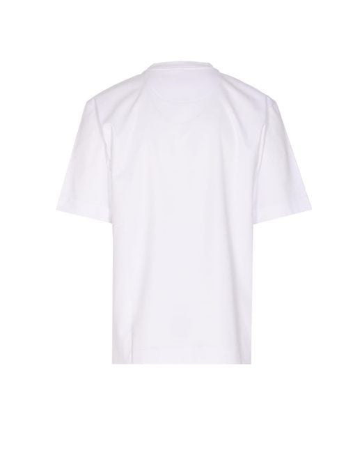 Fendi White Roma T-Shirt for men