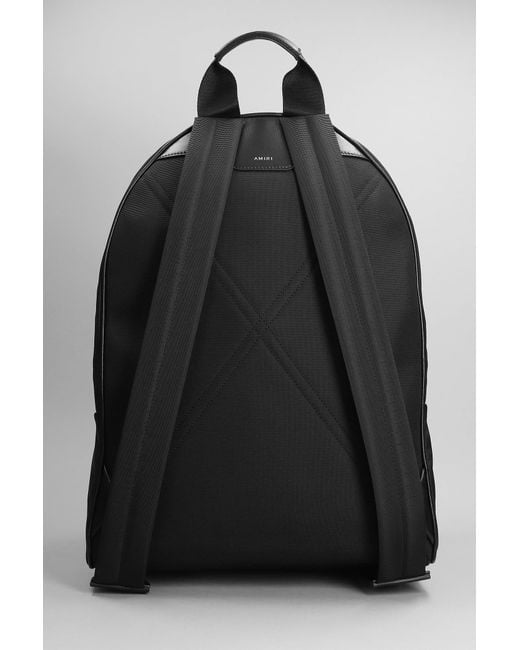 Amiri Black Backpack In Nylon for men