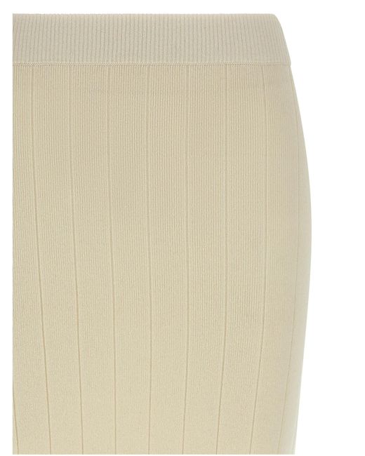 Max Mara White 'Sante' Skirt