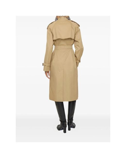 Burberry Natural Coats