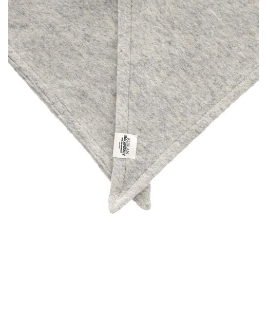 Ruslan Baginskiy Gray Hat With Visor Wool