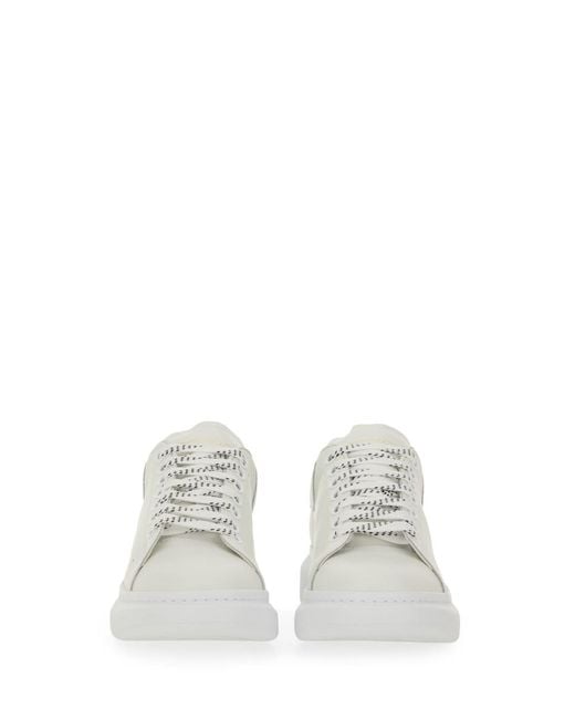 McQueen White Sneakers Oversize Leather Trainers for men