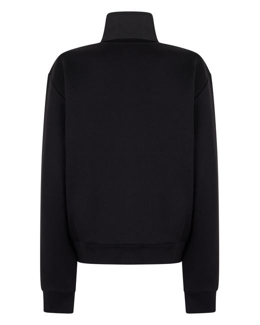 Prada Black Sweatshirt Fepa Cotton for men