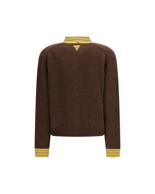 Prada Brown Cashmere Cardigan