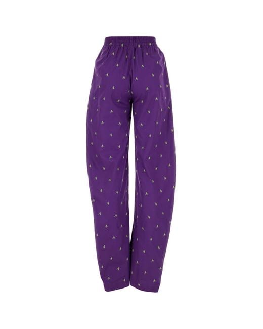 The Attico Purple Pantalone