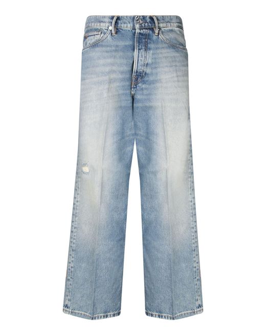 Nine:inthe:morning Blue Icaro Wide Fit Denim Jeans for men