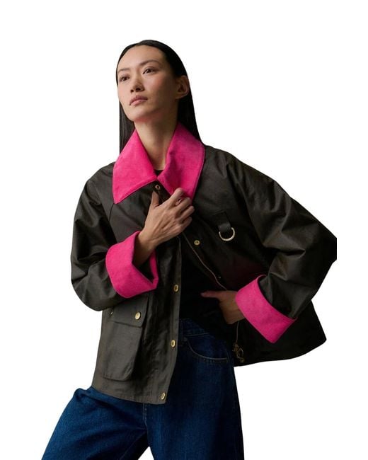 Barbour Black Icons Spey Wax Jkt