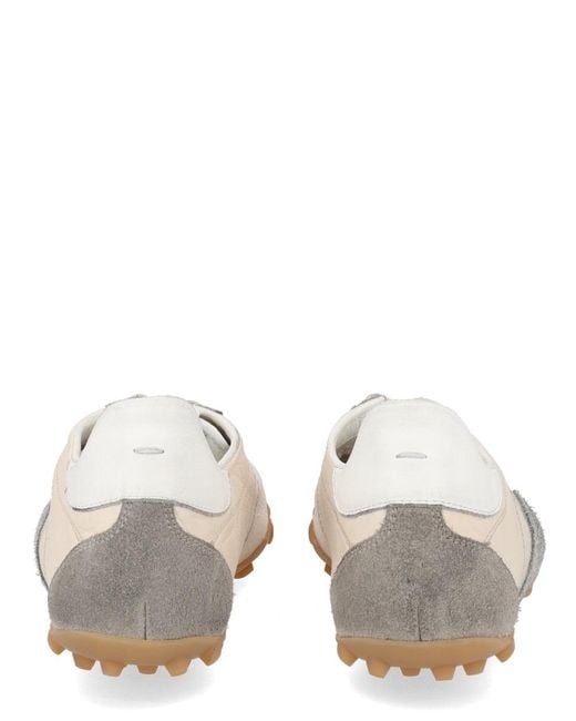 Maison Margiela Natural Sneakers Sprinters Leather Trainers