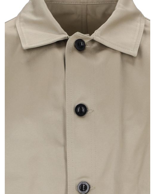 Sacai Natural Nylon Detail Shirt Jacket for men