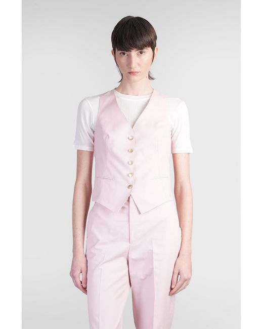 Tagliatore 0205 Pink Giselle Vest