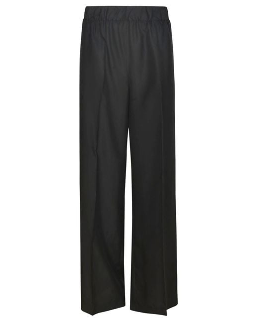 P.A.R.O.S.H. Black Straight Trousers