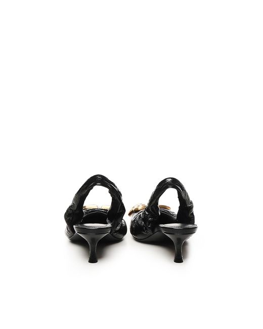 Balenciaga White Slingback Monaco