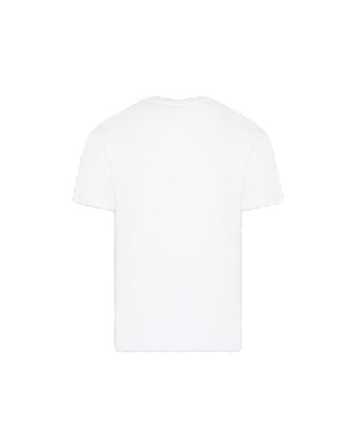 Stone Island White Cotton T-shirt Tshirt for men