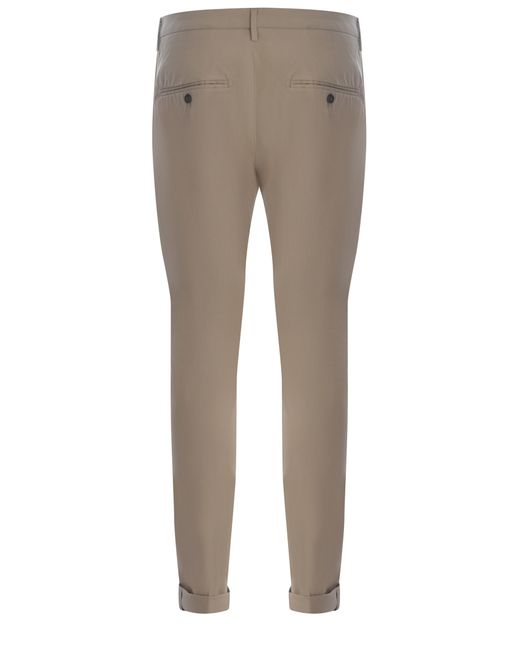 Dondup Natural Trousers Gaubert Made Of Cotton for men