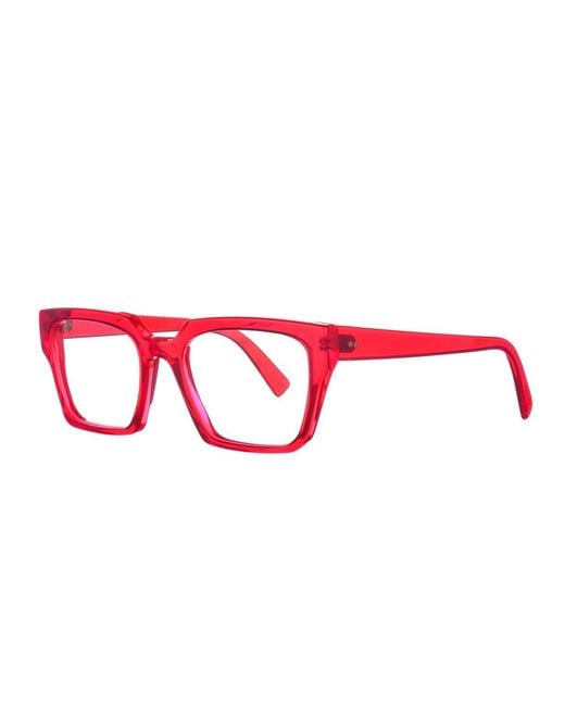 KIRK&KIRK Red Kirk & Victor Optical Frames