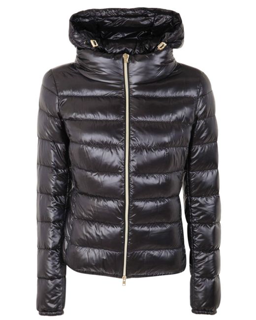 Herno Synthetic Giada Puffer Jacket in Black | Lyst