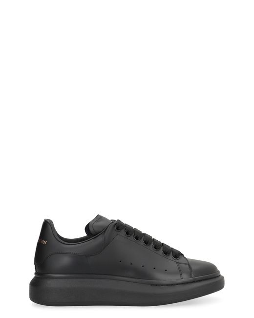 McQ Alexander McQueen Black Leather Chunky Sneakers Calf for men