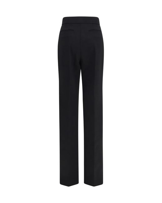 Valentino Blue Wool Flare Pants Trousers