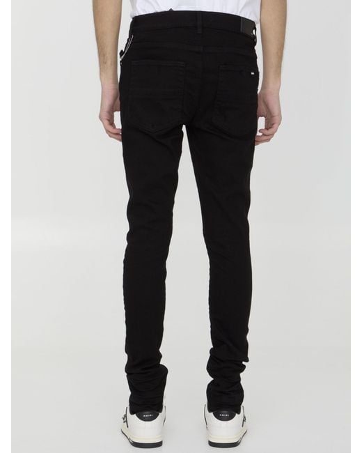 Amiri Black Stack Jeans for men
