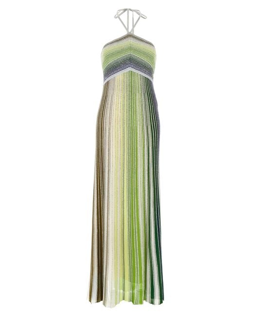 Missoni Green Sequin Long Dress