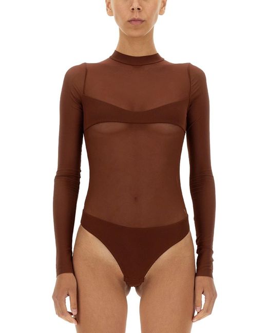 NOT AFTER TEN Brown Sunrise Body Null Tops