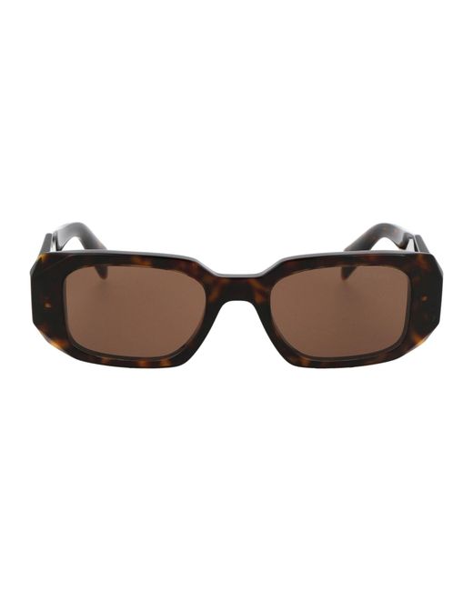 Prada Multicolor Pr 17ws Rectangle-frame Acetate Sunglasses