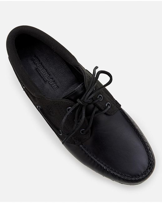靴 timberland authentic boat shoe blackout Timberland Authentic Boat Shoe Blackout Full Grain – Très Bien