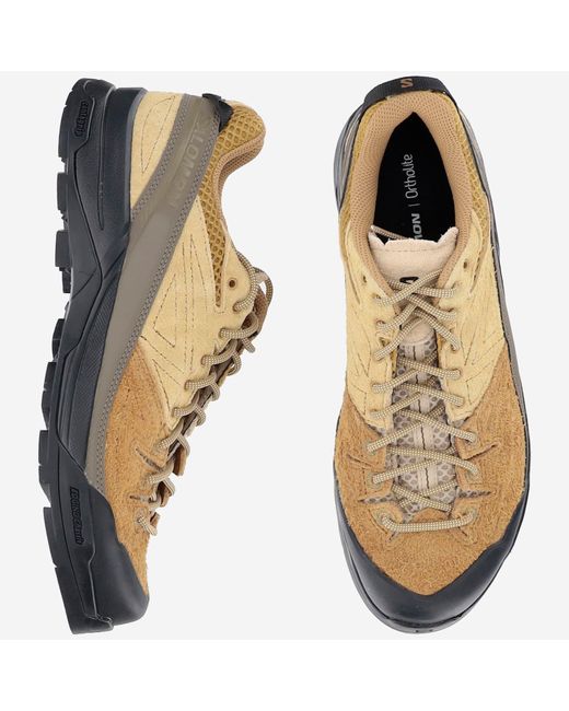 Salomon Brown X-Alp Suede Sneakers