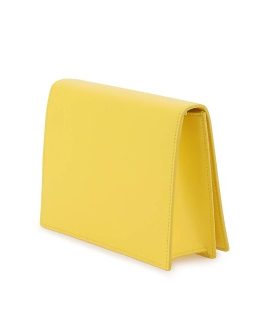 Dolce & Gabbana Yellow Leather Crossbody Bag
