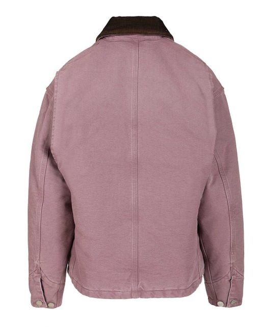 Carhartt Purple Og Michigan Coat Jackets Rose